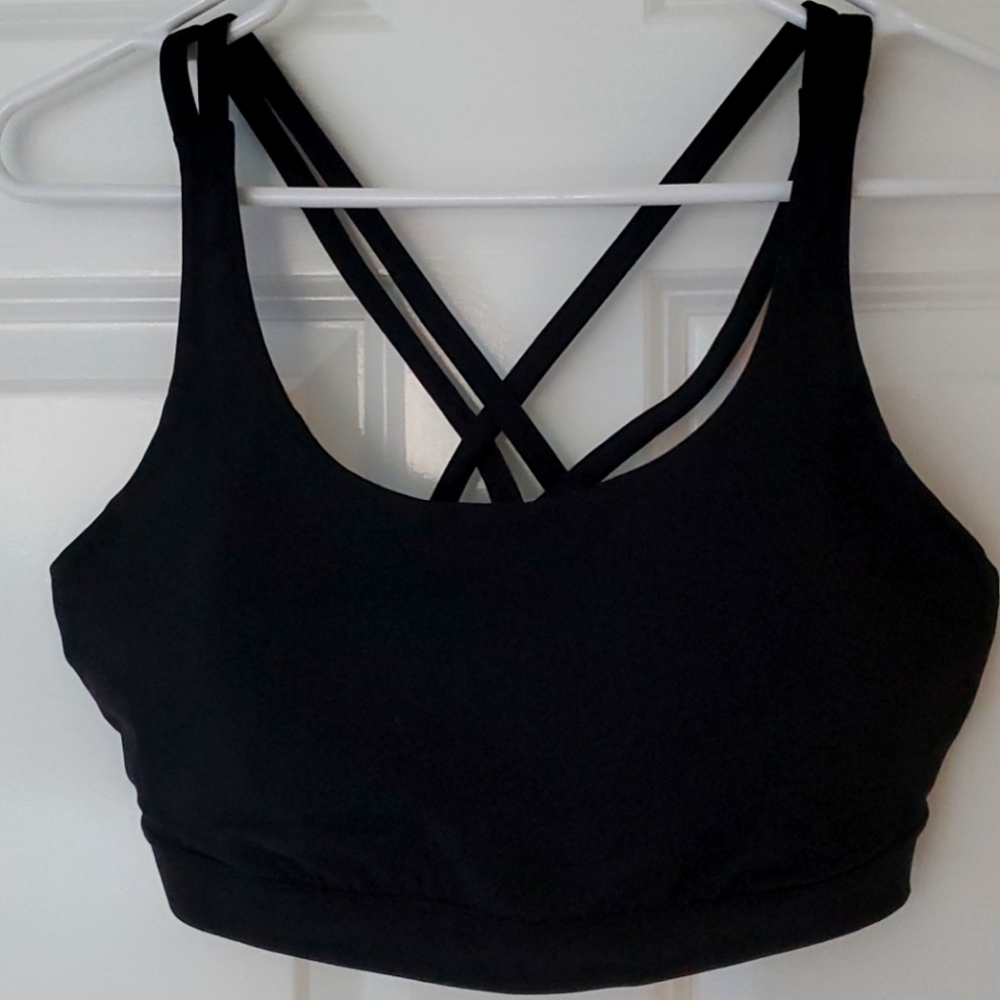 Lululemon Black Energy Bra size 12